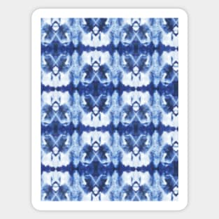 shibori blue Sticker